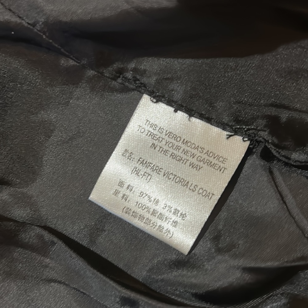 Vero Moda Black Jacket. XXS NWT - Picture 9 of 14